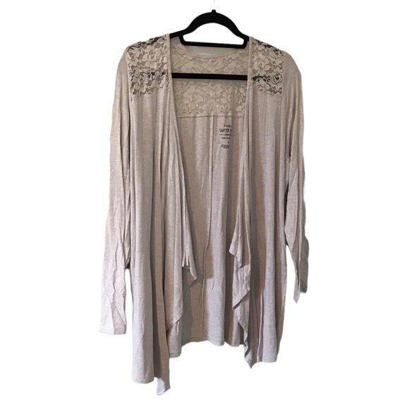 Torrid Super Soft 2X cream cardigan - Picture 1 of 5